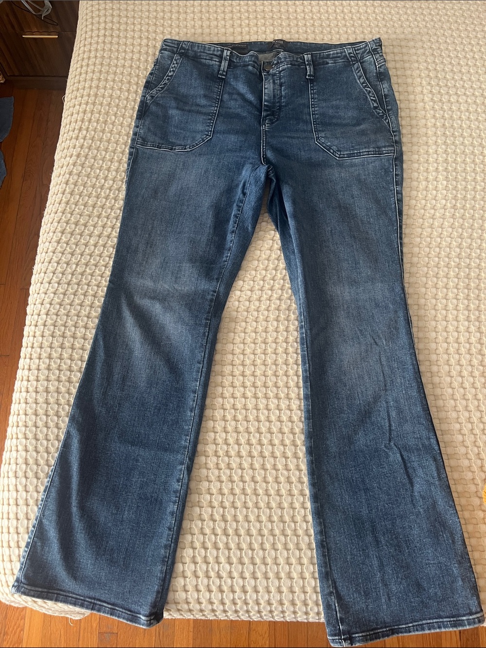 NYDJ Women's Dark Blue Flare Jeans